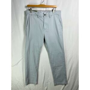 Goodfellow Men's Gray Flat Front Slim Fit Chino Pants Size W33x30L D-2